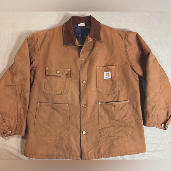 Carhartt Other - 1989 Carhartt Brown Duck Blanket-Lined Chore Coat (6BLC)